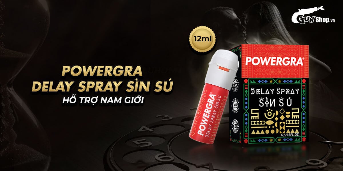 Chai xịt Powergra Delay Spray Sìn Sú chính hãng tại Chúng tôi